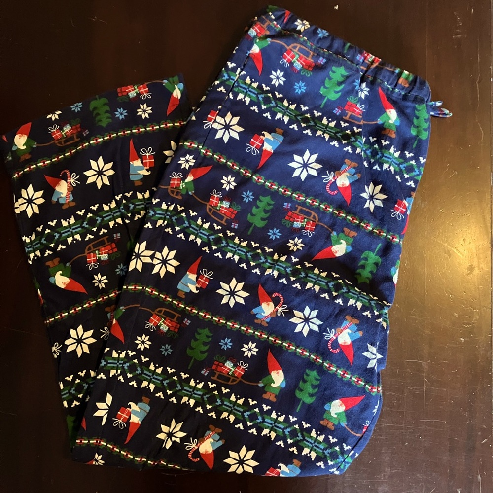 Hanna Andersson Gnome Sweet Gnome Christmas PJs Unisex Sz XXL - Picture 1 of 5